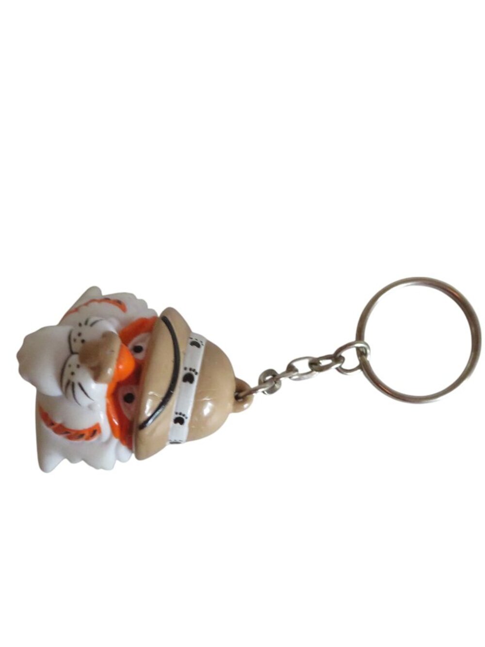 Vintage 1997 Exxon Promotional Tiger Head keychain - NWOT - Picture 4 of 5